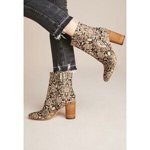 Sam Edelman Corra Tapestry Ankle Boots Women’s Size 6 Anthropologie $160